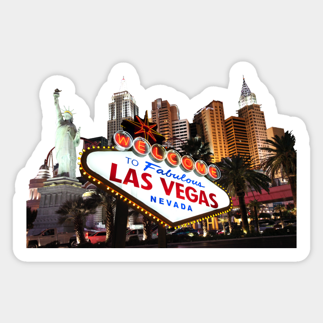 Las Vegas Famous Sign Strip Building Skyline Souvenir Las Vegas